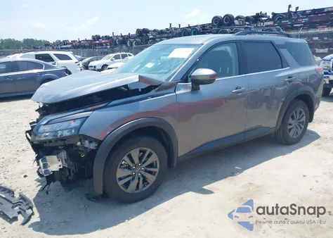 2025 Nissan Pathfinder Sv Fwd из США, поврежденный, VIN 5N1DR3BB9SC223268